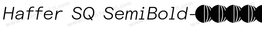 Haffer SQ SemiBold字体转换